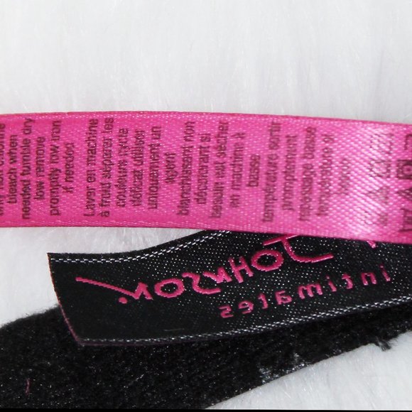 NWOT Betsey Johnson Intimates Babydoll Black & Pink Gorgeous Nightie S - Picture 7 of 7